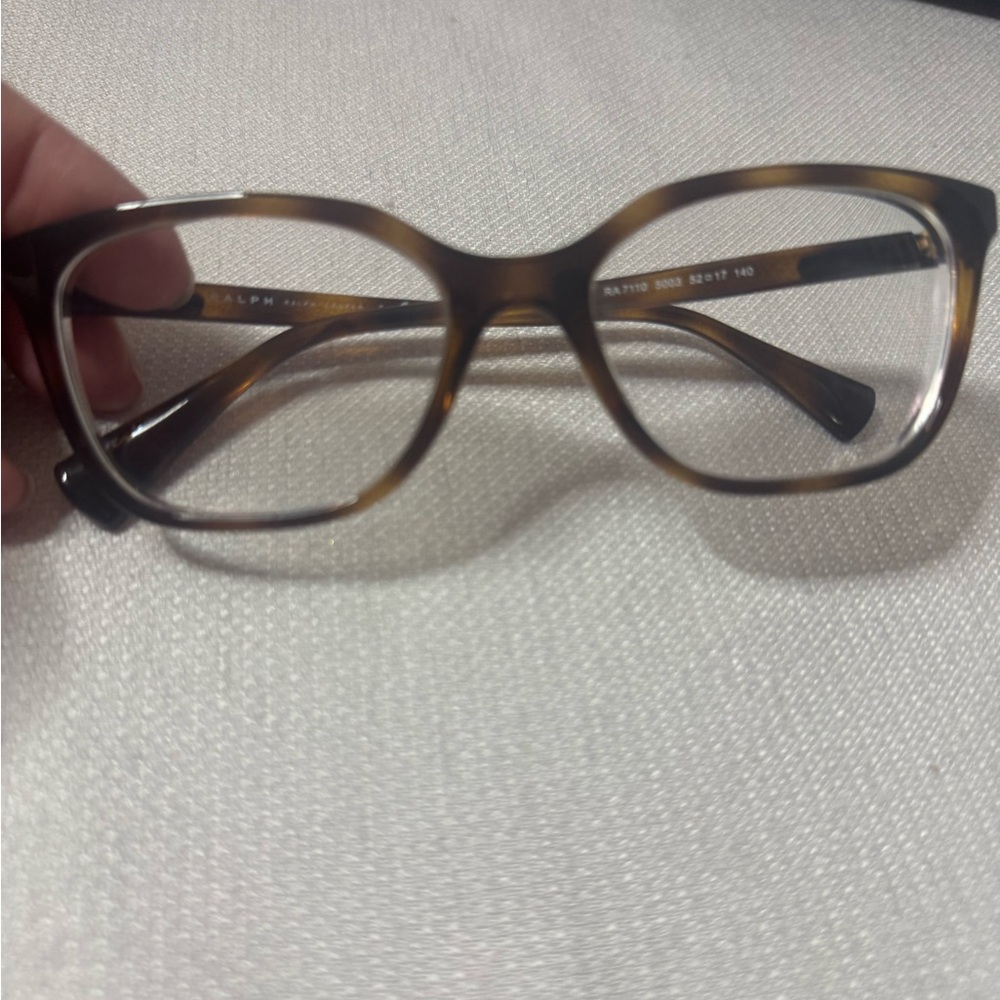 Ralph Lauren Ralph RA7110 5003 52-17 140 Shiny Dark Havana Women's Frames ONLY